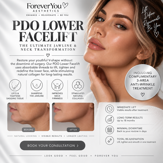 PDO Lower Facelift Complimentary X3 Areas