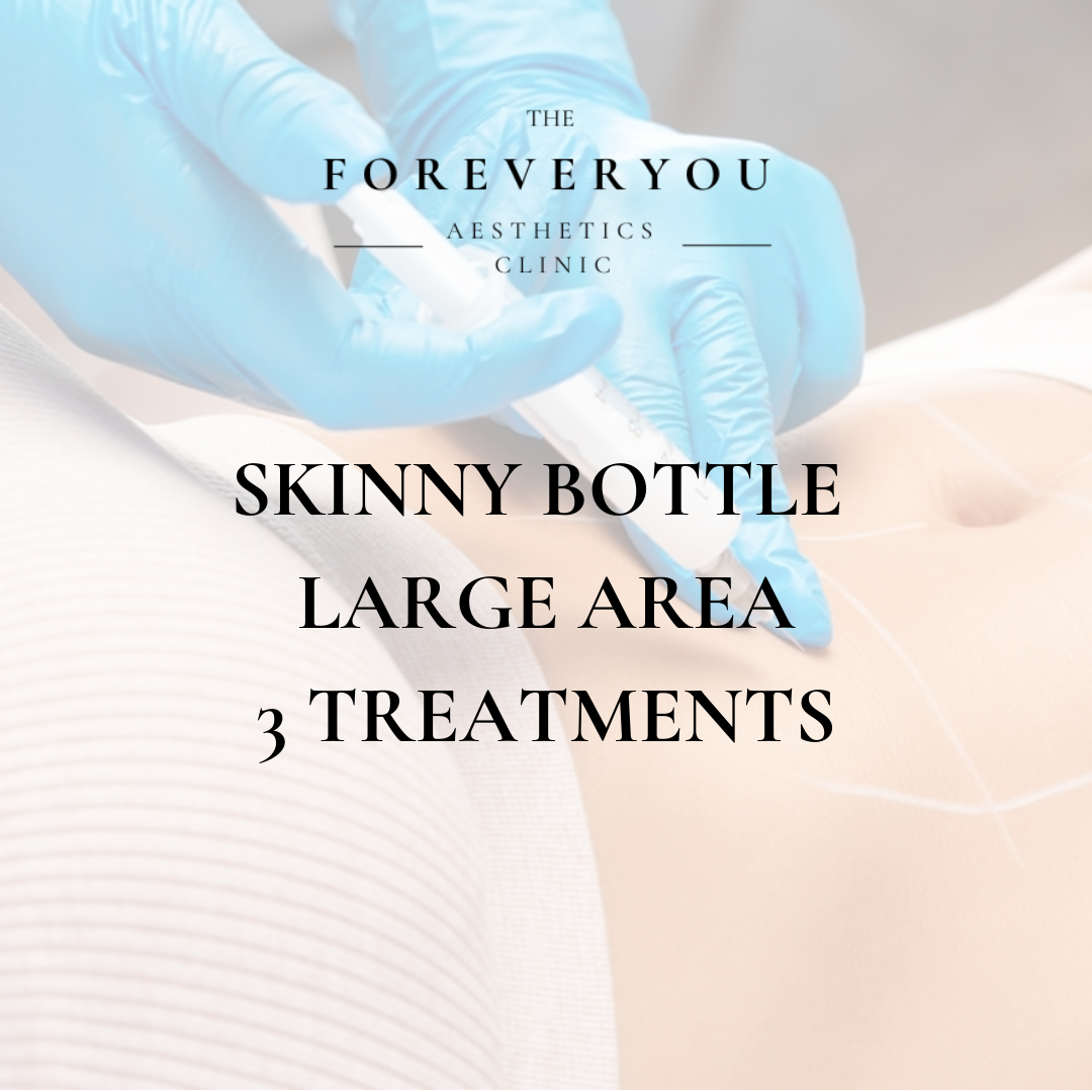 "Skinny Bottle" Fat Dissolving + Skin Tightening- Large Area 3 Treatments
